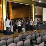 教区同朋大会（5/21）音楽勤行最終リハ行われる
