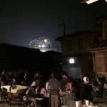 夜空に大輪の花が咲きました！