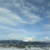 雪からこんにちは